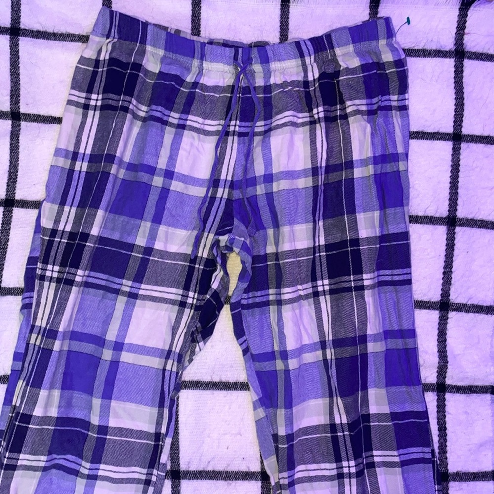 Purple Plaid PJ Pants